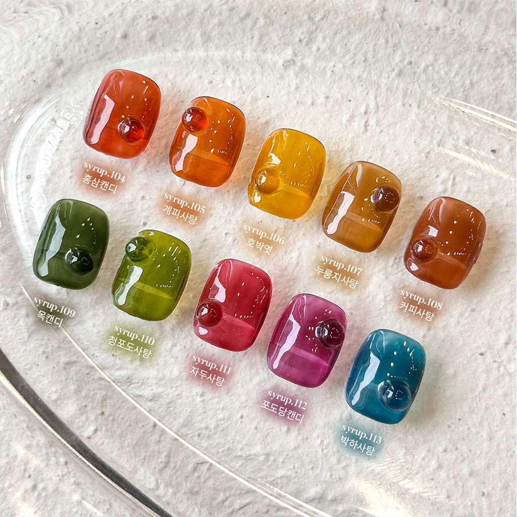 【YOGURT】Pumpkin Candy Syrup Gel Collection of 10