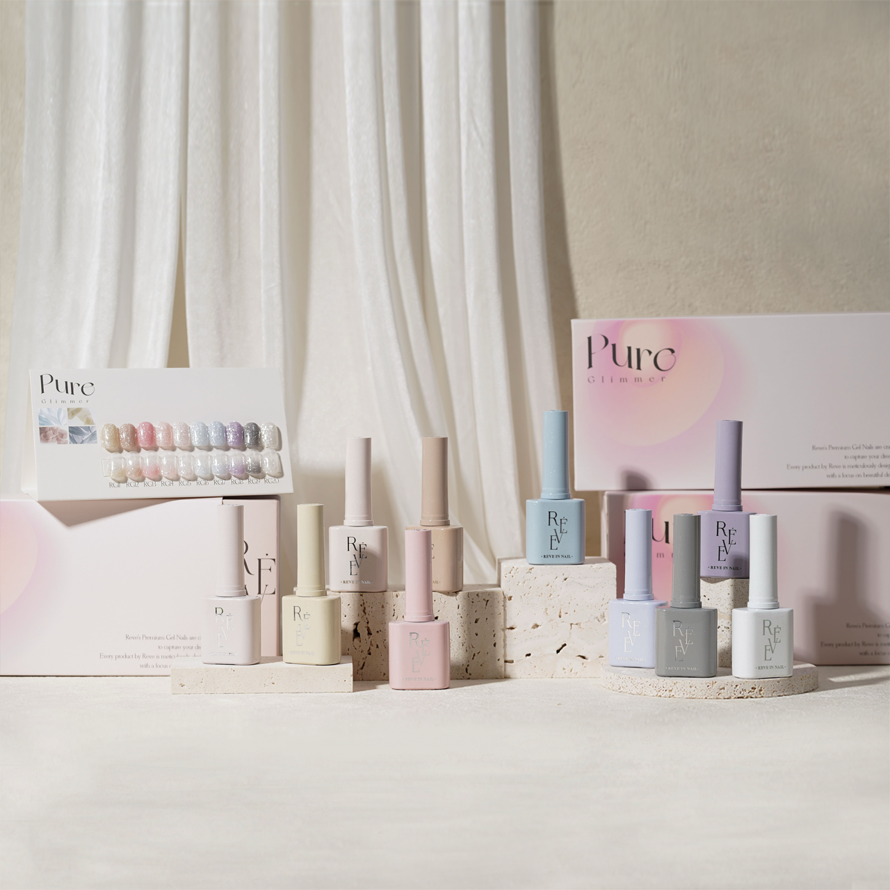 【REVE】Pure glimmer glitter 10-piece Collection