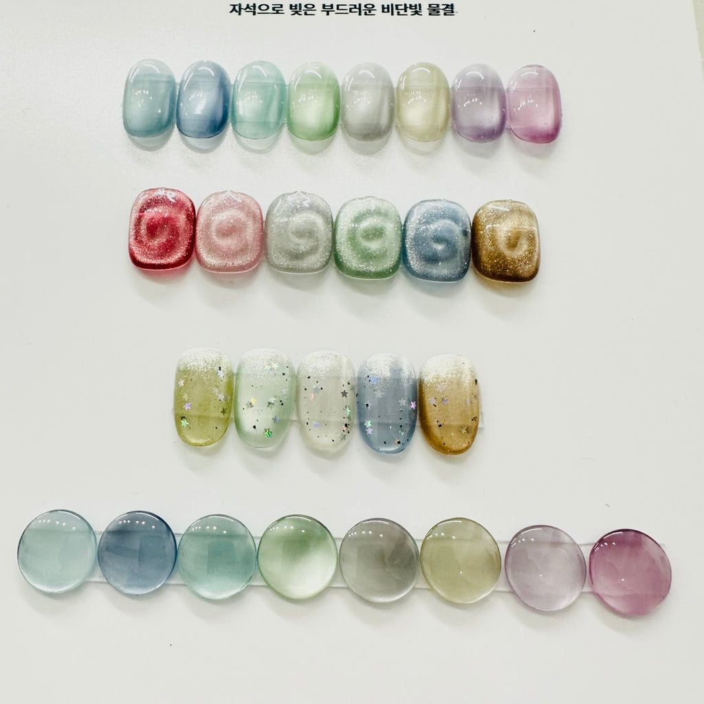 【YOGOMAYO】Venus Magnet Glitter 8-piece collection/individual