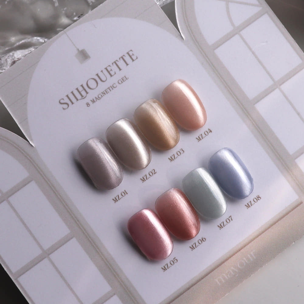 【Mayour】Silhouette Magnetic Gel 8-piece set