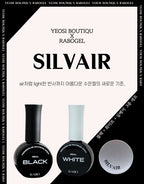 【ROBOGEL】 [Special Package] Rabogel Silver, Mercury, Metal, Chrome, Silver, and Real Black & White