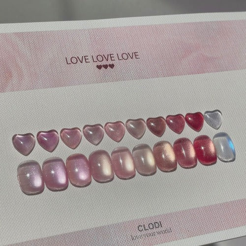 【CLODI / 受注販売(3月中旬〜下旬前後納期)】LOVE LOVE LOVE Magnet Gel 10 Kinds