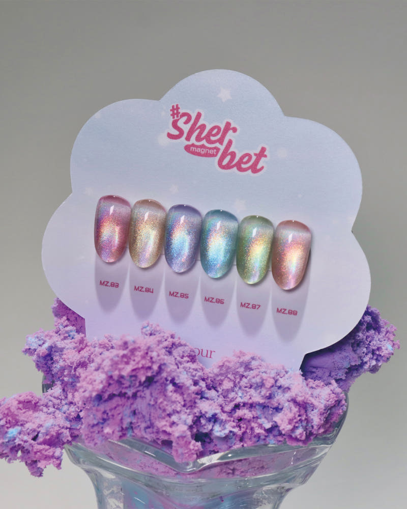 【Mayour】Sherbet Hologram Magnetic Gel Single