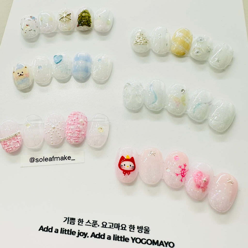 【YOGOMAYO】POGNY 3-piece Collection Snow Glitter Gel Glitter