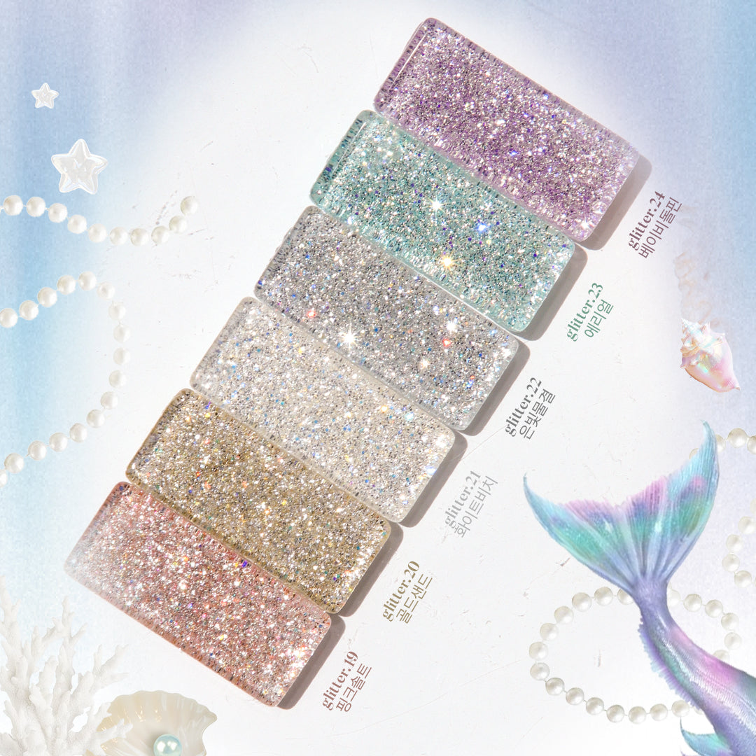 【YOGURT】'Newthings' Glitter Gel 6-piece Set