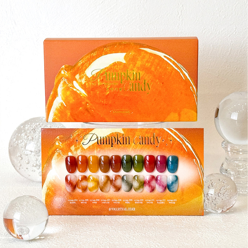 【YOGURT】Pumpkin Candy Syrup Gel Collection of 10