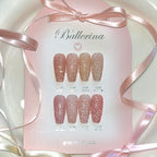 【YOGURT】'Ballerina' Reflective Glitter Gel 8-piece set