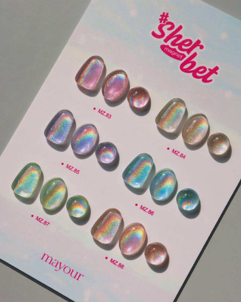 【Mayour】Sherbet Hologram Magnetic Gel Single
