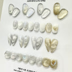 【YOGOMAYO】Holly Moly Series Magnet Glitter Single Item Holly Pink