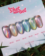 【Mayour】Sherbet Hologram Magnetic Gel 6-piece set