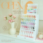 【AtoZ】Syrup Gel 40 Types Open Set Display Rack + Chart Board Included This Month's Art Gel Nail