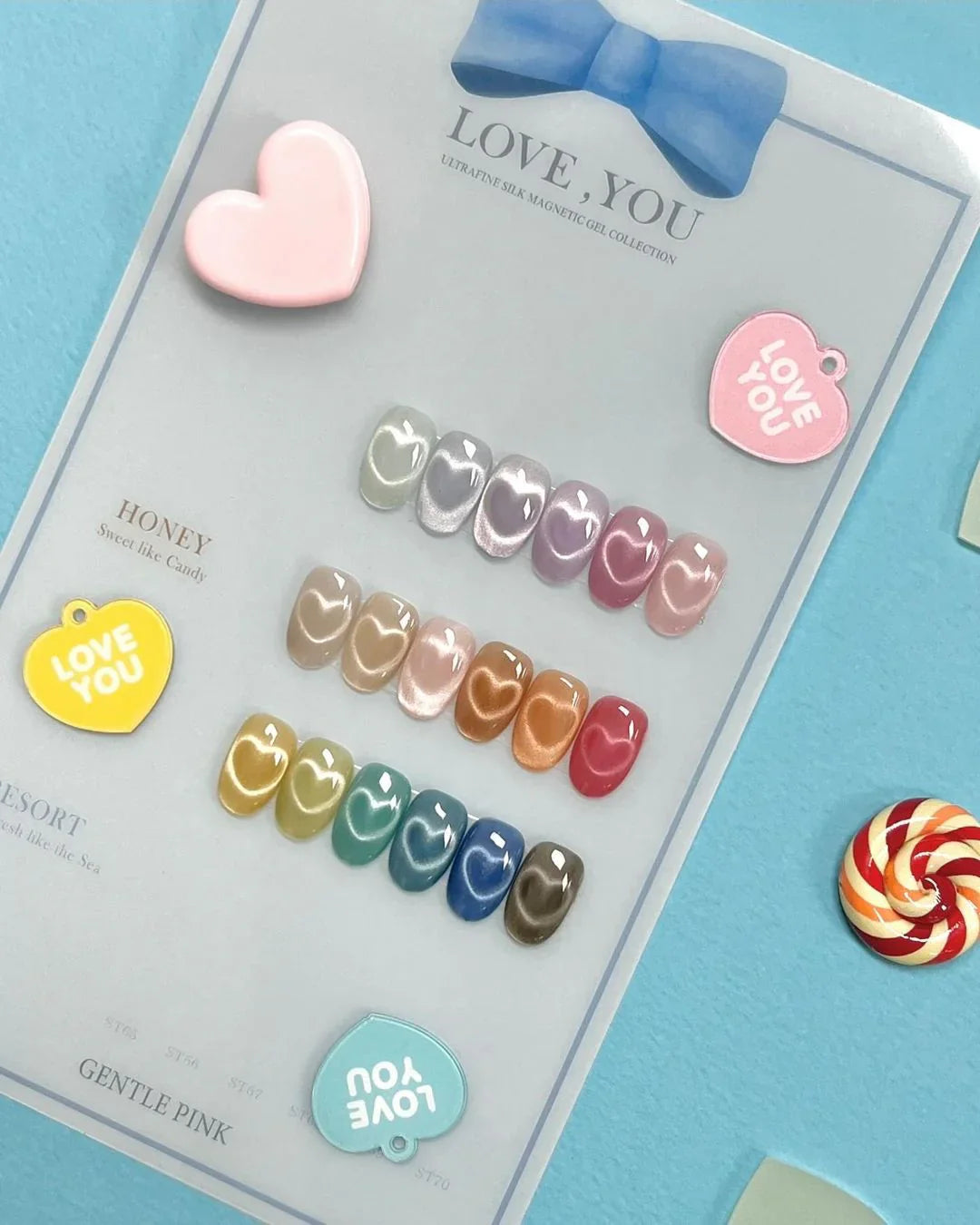 【GENTLE PINK】Love you - Ultra silk magnetic gel | individual/collection