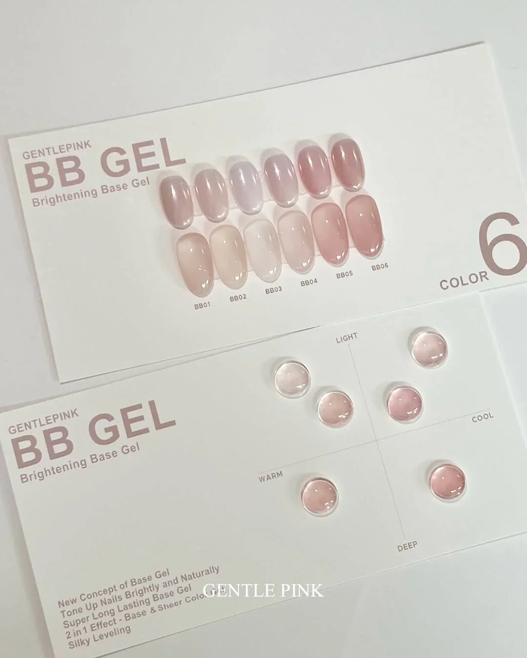 【GENTLE PINK】BB gel - colour & base gel in 1