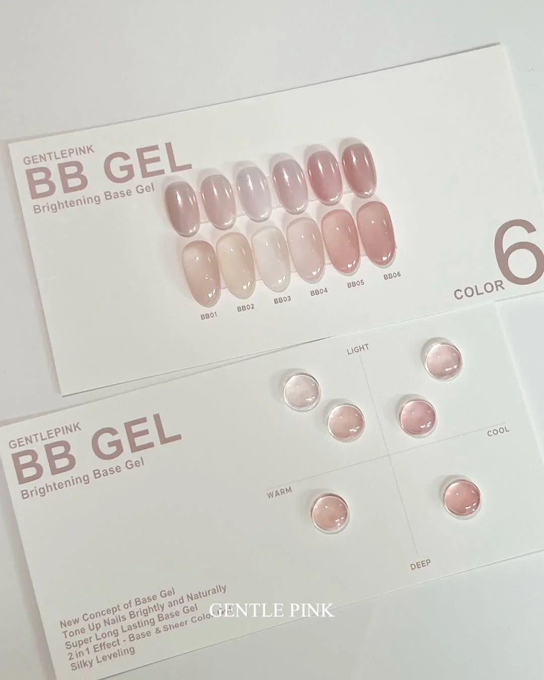 【GENTLE PINK】BB gel - colour & base gel in 1