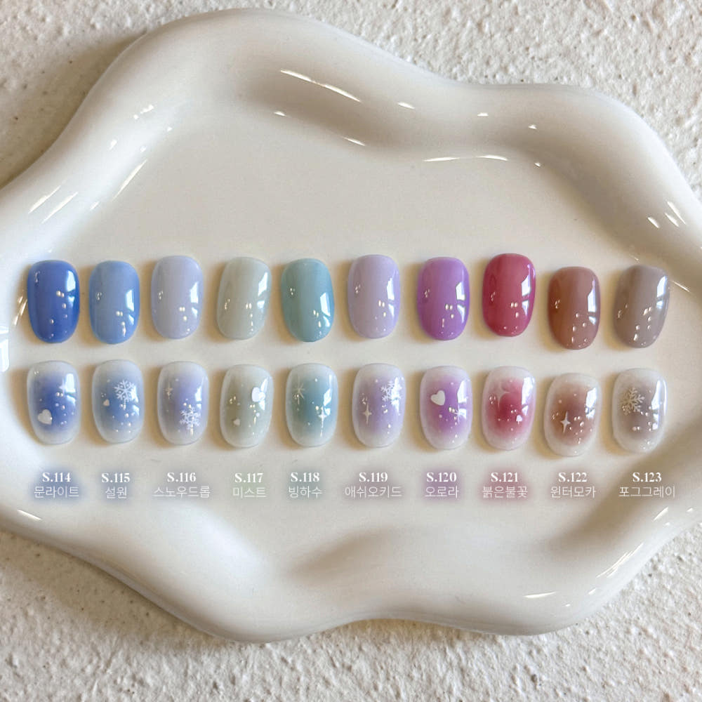 【YOGURT】Gel Nail Frozen Syrup Gel Collection