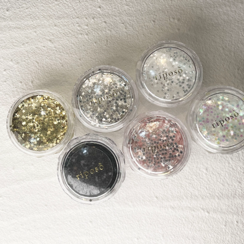 【riposo】Mini Star World Glitter Set (6 types)