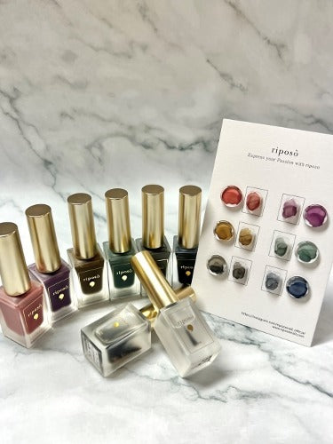 【riposo】6 types of mute ink + 1 type of seasoning