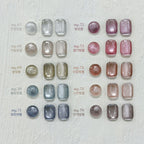 【YOGURT】Gel Nail Waterdrop 2 Magnetic Gel 10-piece Collection