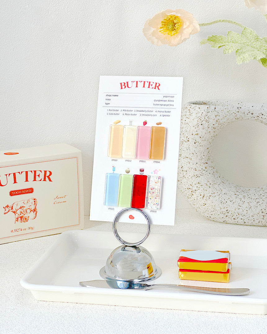 【YOGOMAYO】Butter Syrup Gel Topping Glitter Color Mixed Collection of 8