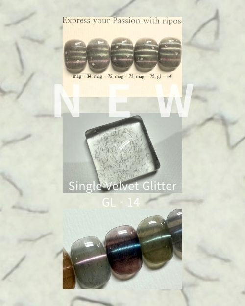 【riposo】 1 type of transparent velvet gel (black version)