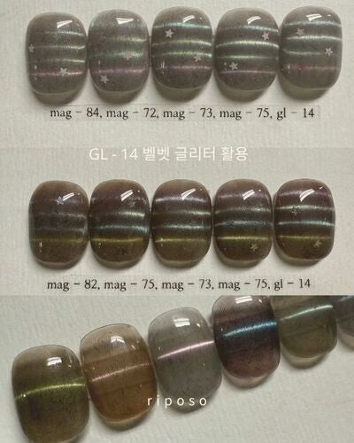 【riposo】 1 type of transparent velvet gel (black version)