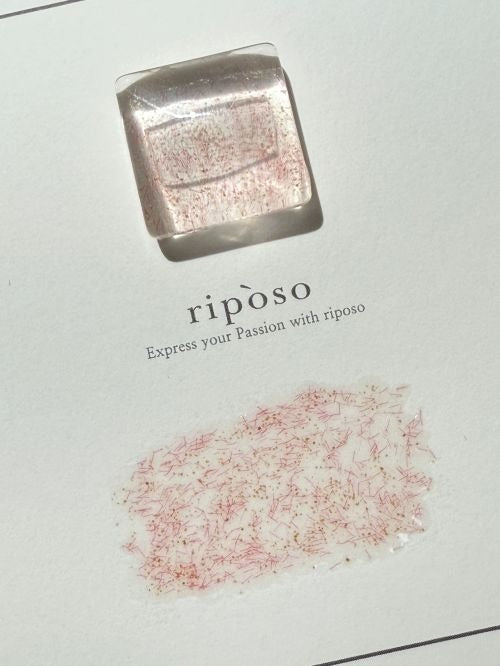 【riposo】 1 type of transparent velvet gel (red version)
