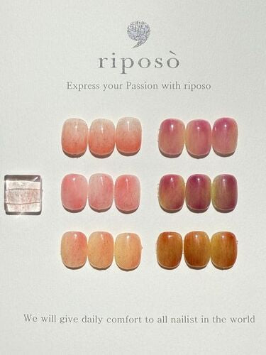 【riposo】 1 type of transparent velvet gel (red version)
