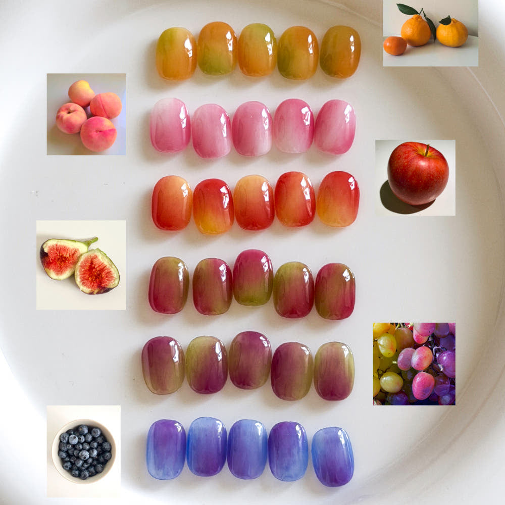 【YOGURT/受注販売(1週間前後納期)】Yogurt Gel Nail Fruit Syrup Syrup Gel 10-piece Collection