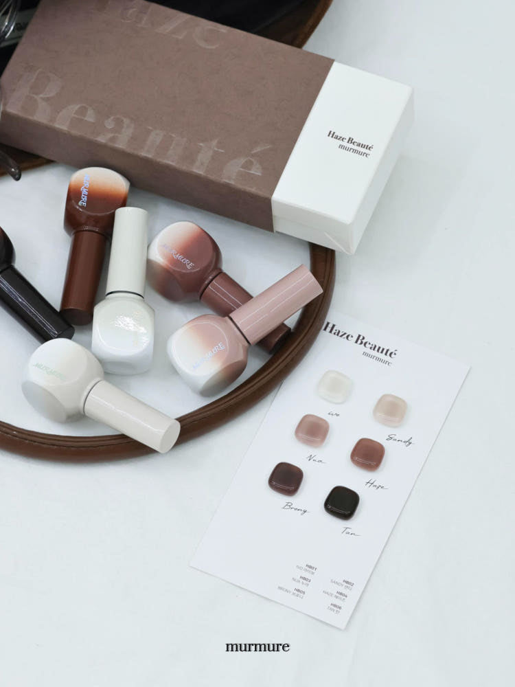 【MURMURE /受注販売(3月下旬前後)】Murgel, Syrup Gel Haze Beaute 6-piece Collection