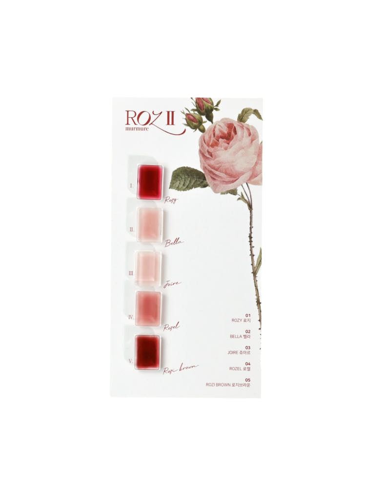 【MURMURE /受注販売(3月下旬前後)】Murgel, Syrup Gel Roz Ⅱ Collection I 5-piece Collection