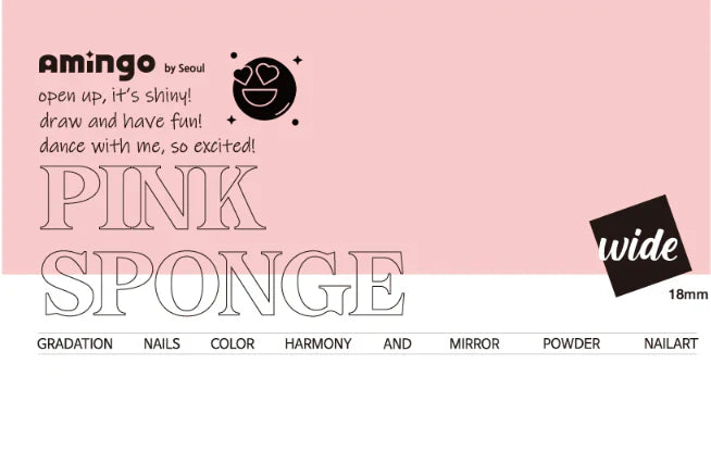 【Amingo】Pink sponge - 100pc