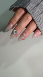 【A.Shining Moment】Pika Pika Lens Shining Filter/Single Starlight Lens for Nail Photography ＋ Holder Clip